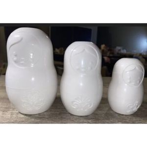 White Russian Nesting Dolls For Kitchen Measurement Measuring Cups By Fred